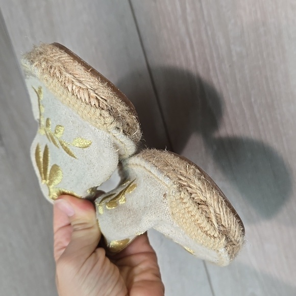 Soludos By Anthropologie Women Espadrille Boho Hobo Mule Shoes Flats Sz 8 - Picture 4 of 11